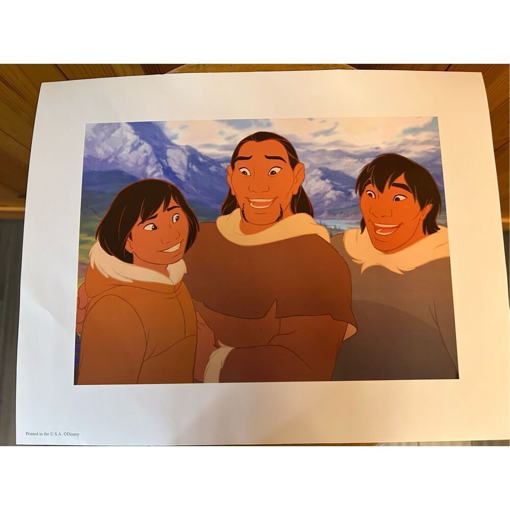 WALT DISNEY Pictures Presents BROTHER BEAR 4 lithographs 14x11 (7681) - Picture 9 of 10